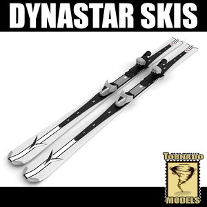 dynastar skis alpine 3d model
