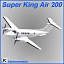beechcraft super king air 3d model