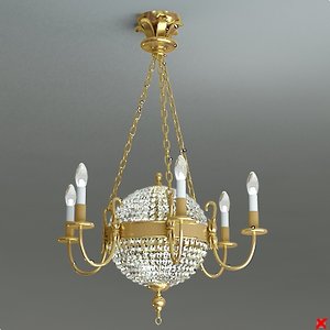 chandelier 3d model