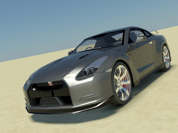 3d Nissan Skyline R35 Gtr