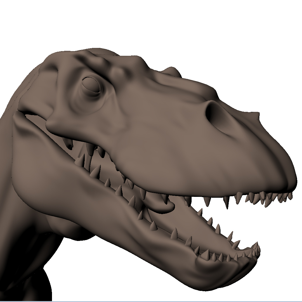 3d acrocanthosaurus theropod dinosaur model  