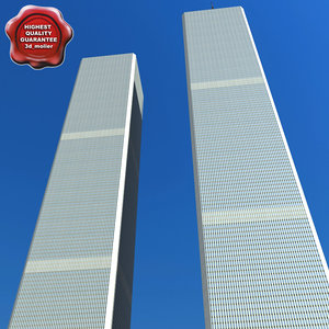 3d max twin towers