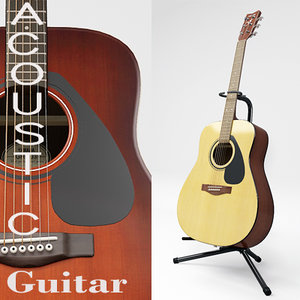 3ds acoustic guitar stand
