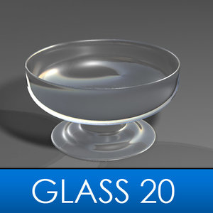 3d drinking glass