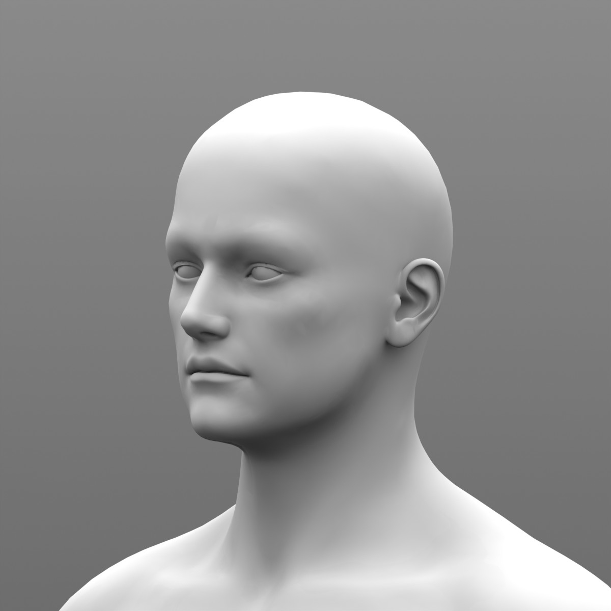 3d model cad male standing