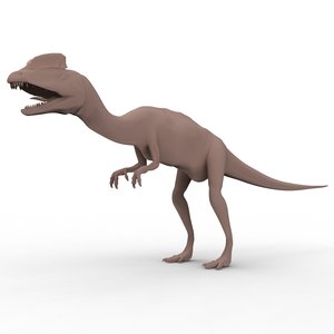 maya dilophosaurus theropod dinosaur