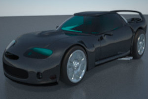 concept sport car 3d lwo