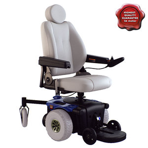 power wheelchair 3d max