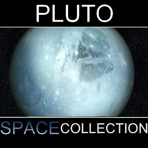 pluto planet 3d model