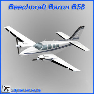 dxf beechcraft baron b58 private