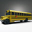 bus school 3d max