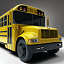 bus school 3d max