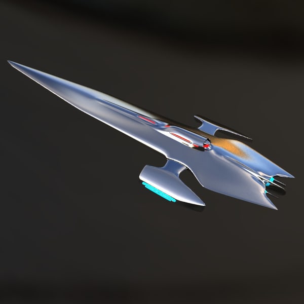 starship zhee 3d model