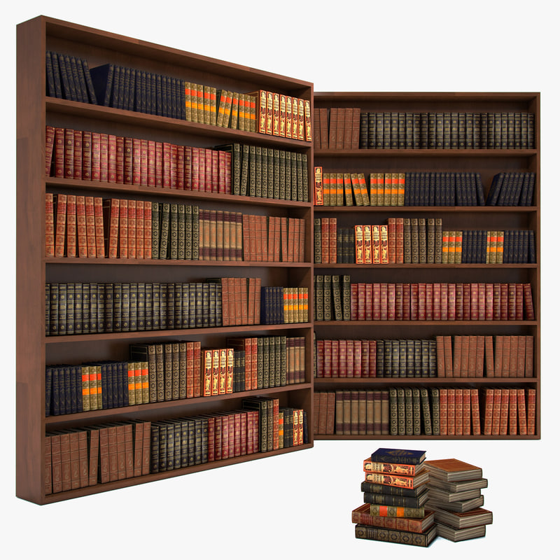 books 3d model