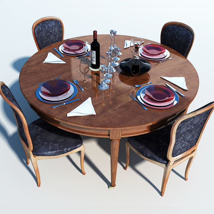 3d dining table