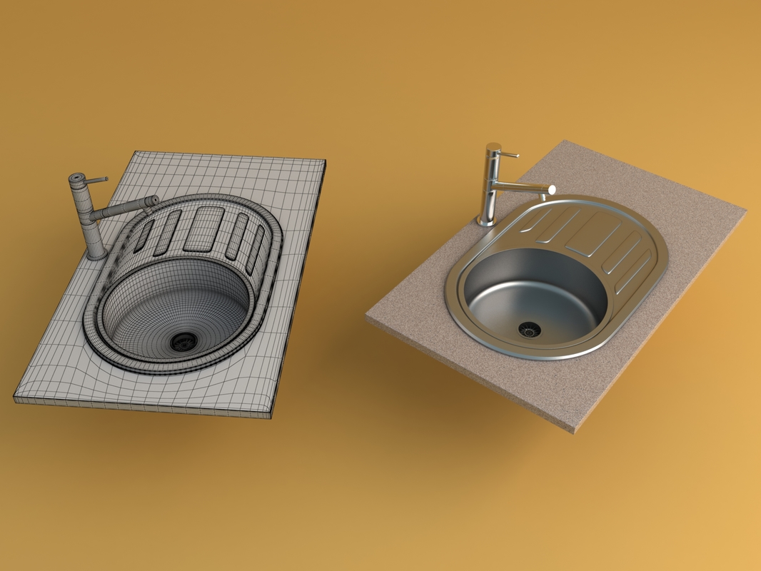 3ds max kitchen accessories equipment