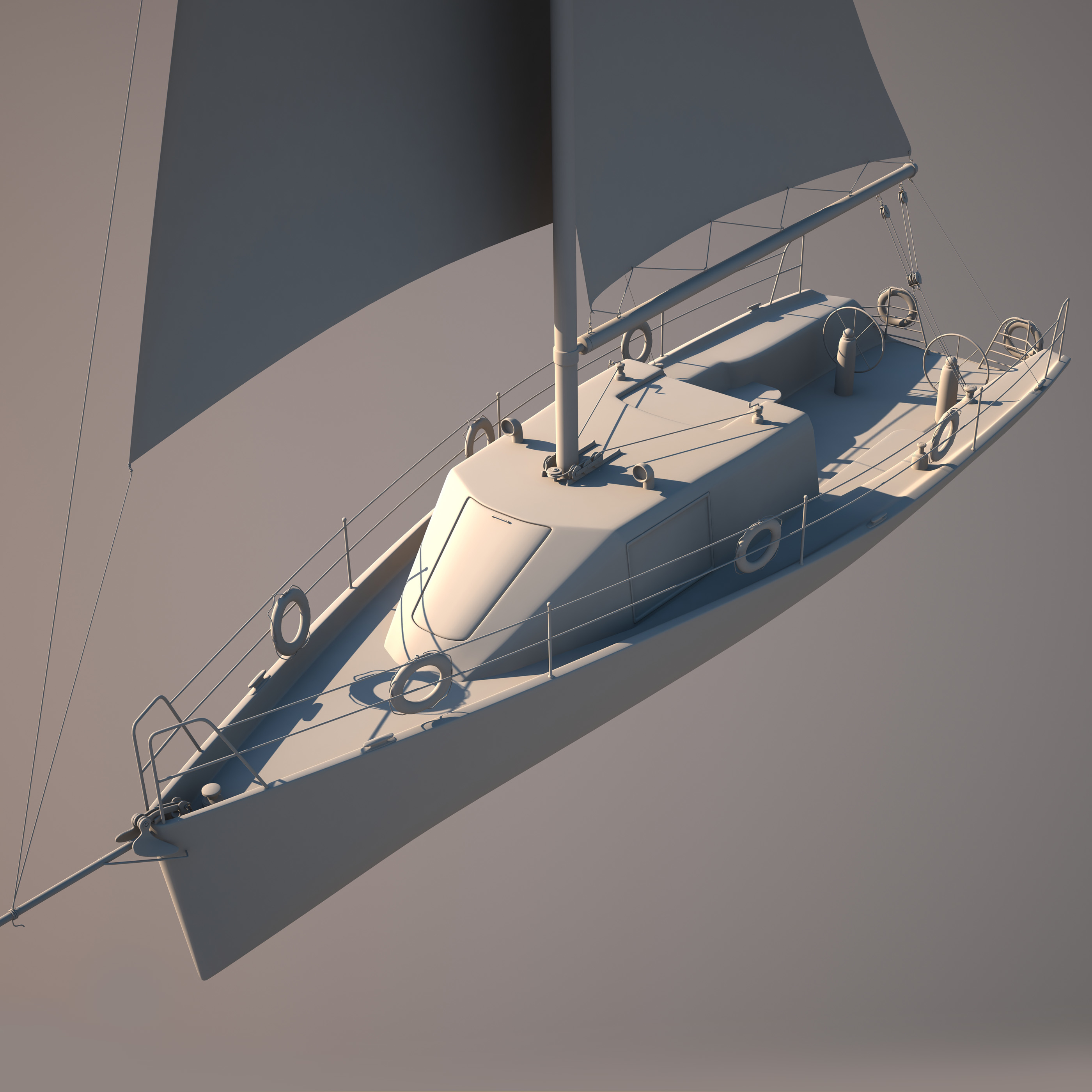 sailboat 3d model thingiverse