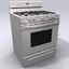 3d model kitchen stove oven