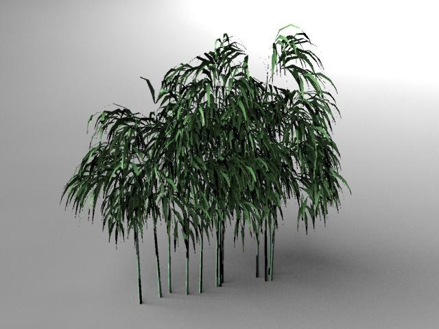 bamboo tree 3d model