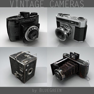 3d model vintage camera