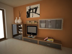 3d living room furniture
