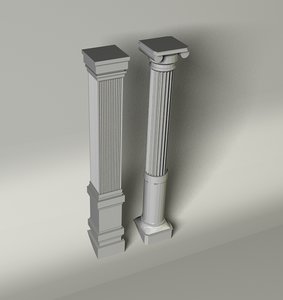 Column Roman Cinema 4d Models For Download Turbosquid