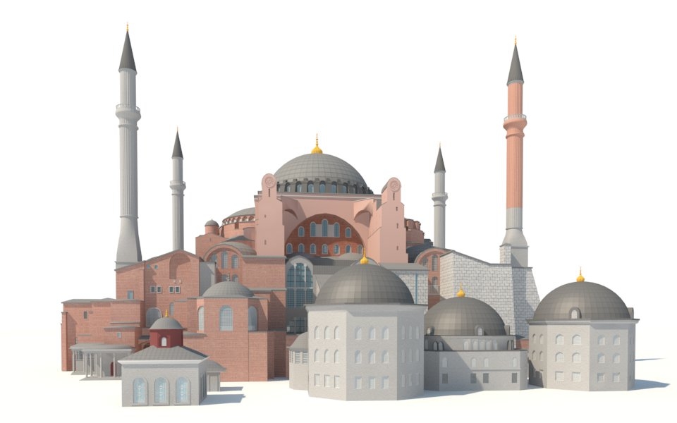 hagia sophia 3d 3ds