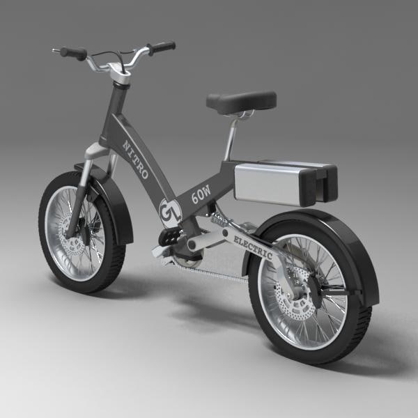 Electric Bike 3d Model