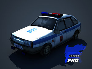 lada9 russian police car max