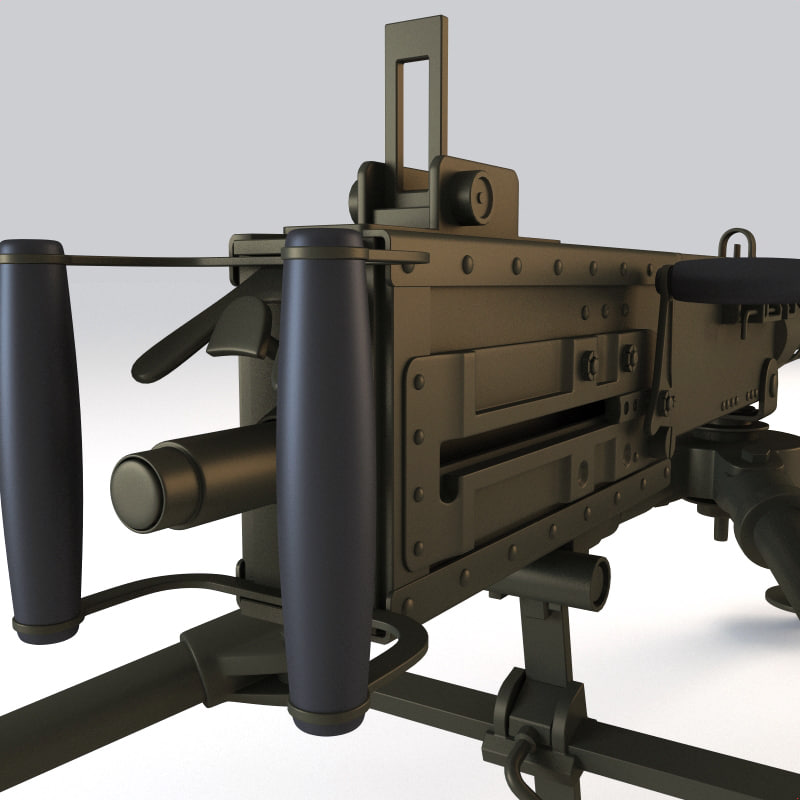 Browning M2hb 3d Model