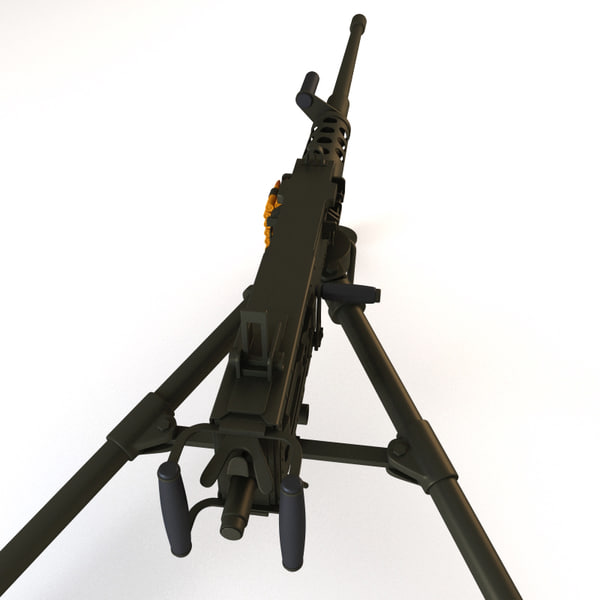 Browning M2hb 3d Model