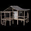 3d model of island hut