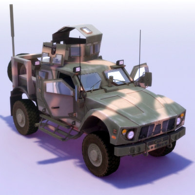 3ds 4x4 mrap jeep m-atv