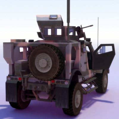 3ds 4x4 mrap jeep m-atv