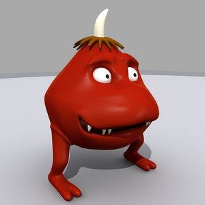 3ds max cartoon character bounder