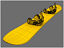 3dsmax snow board snowboard