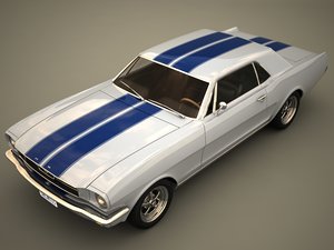 3ds max muscle car coupe
