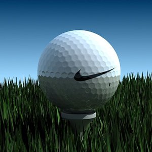 3d model golf ball