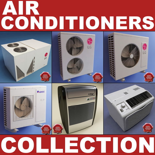 air conditioners v2 c4d