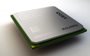 3d model amd athlon processor