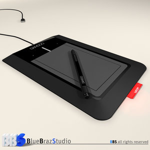 3ds max bamboo pen tablet