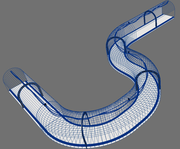 下水道隧道3d模型