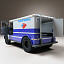 3d bank armored truck model