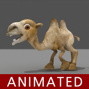 3d model mongolian camel