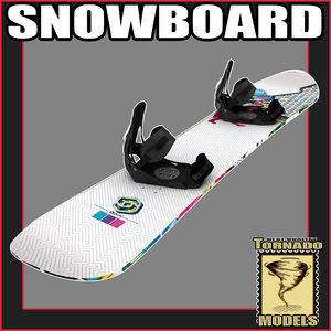 snow board snowboard 3d model