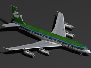 3d model b 707-300 aer lingus