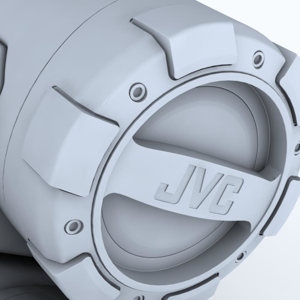 3d model of boombox jvc rv-nb50