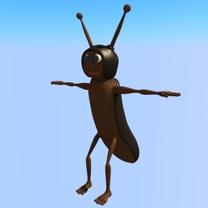 rigged 3d blend