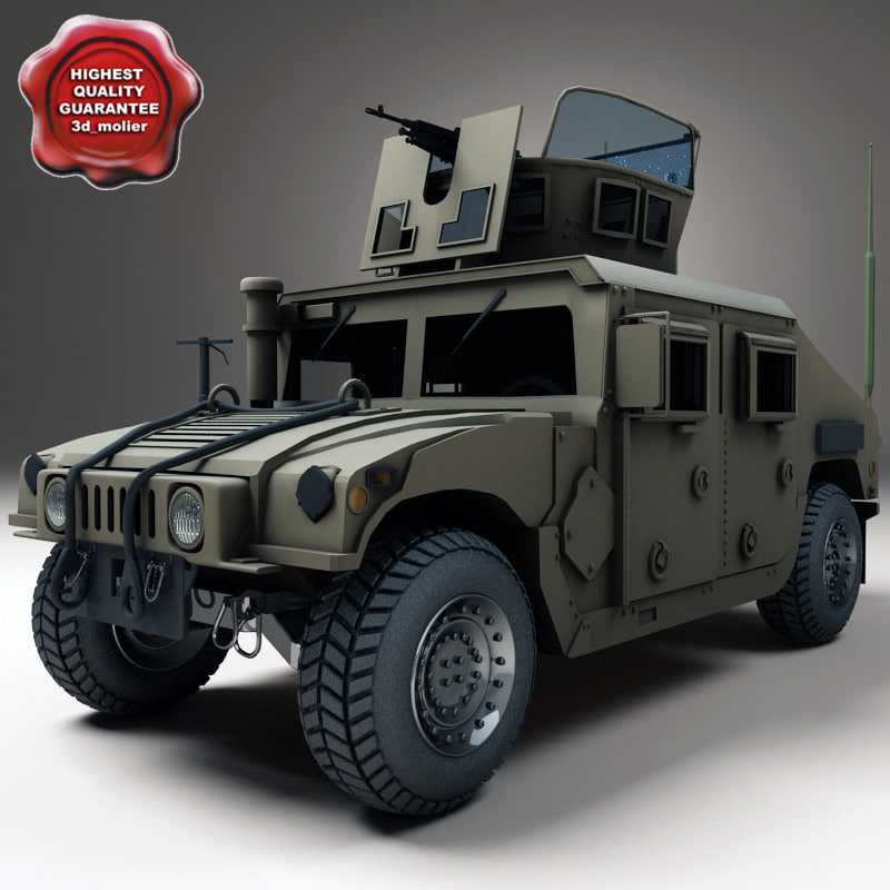 humvee hmmwv m1114 3d 3ds