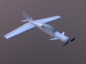 3d concept plane engine